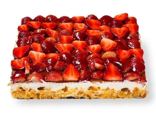 Aardbeivruchtentaart