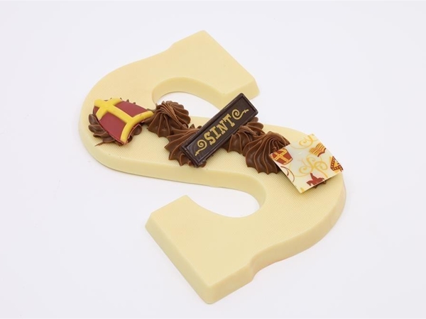 Grote Chocolade Letter Wit (200 gram)